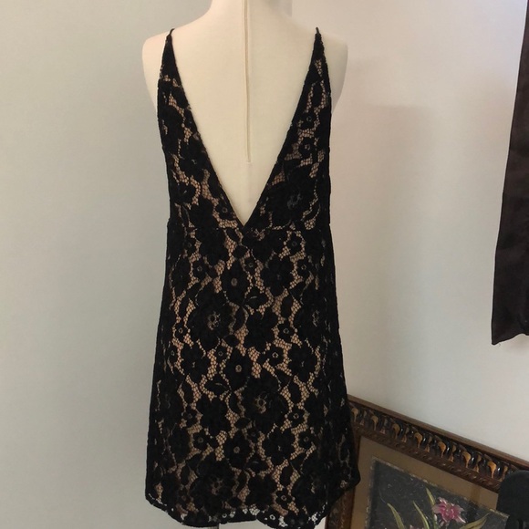 Free People Black Dangerous Love Mini Dress - Picture 10 of 11